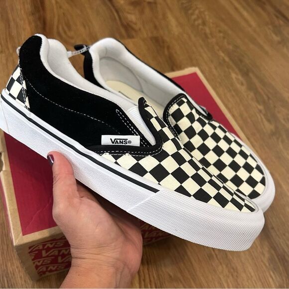 VANS knu checkerboard slip on shoes sneakers women’s 7 new - Picture 6 of 6